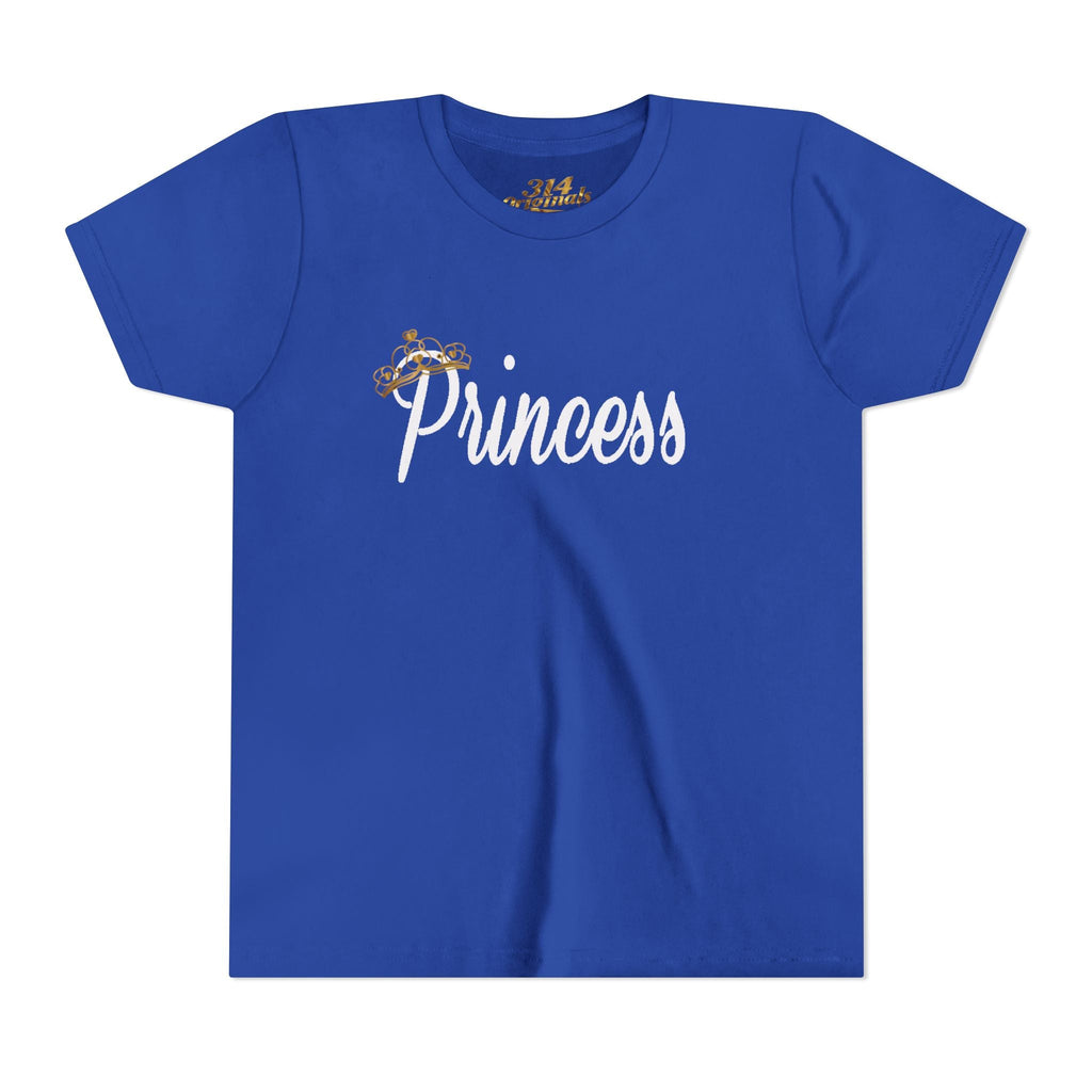 Princess Youth Tee — Sparkle Crown Kids T‑Shirt - 314 Originals