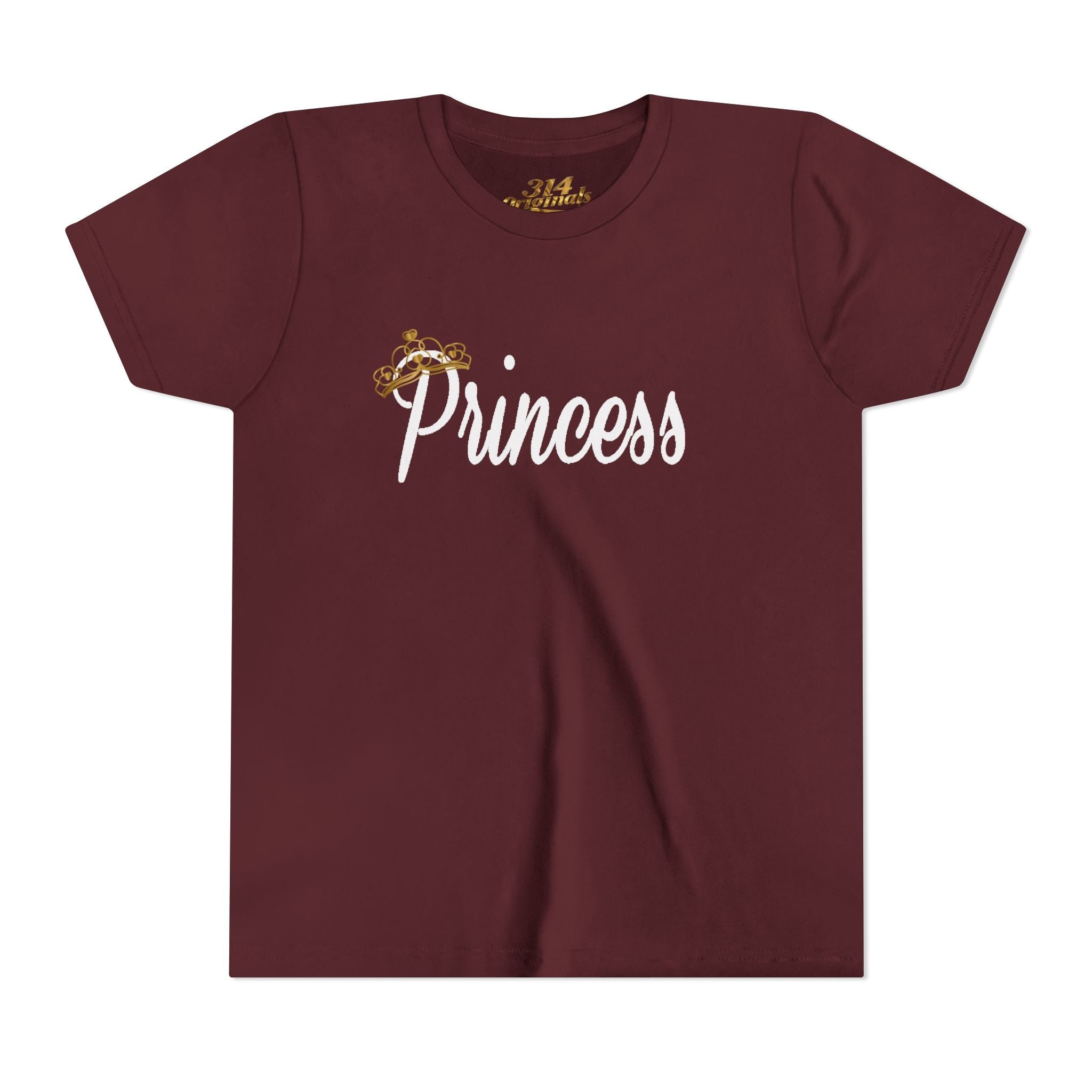 Princess Youth Tee — Sparkle Crown Kids T‑Shirt - 314 Originals