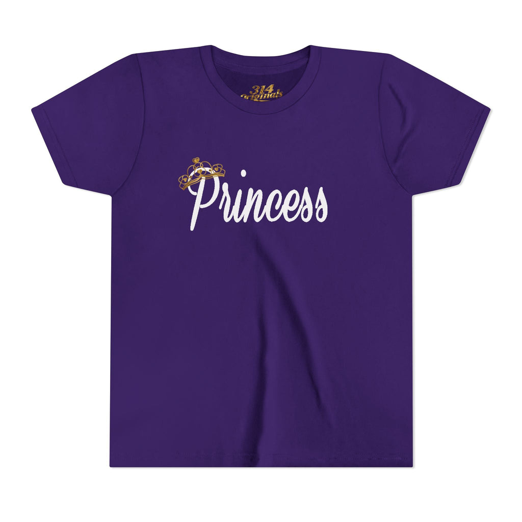 Princess Youth Tee — Sparkle Crown Kids T‑Shirt - 314 Originals