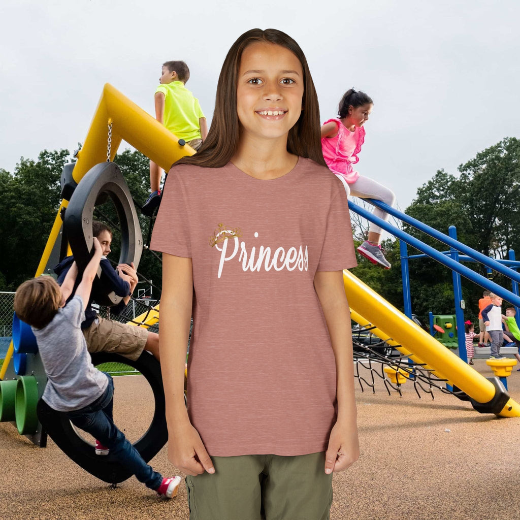 Princess Youth Tee — Sparkle Crown Kids T‑Shirt - 314 Originals