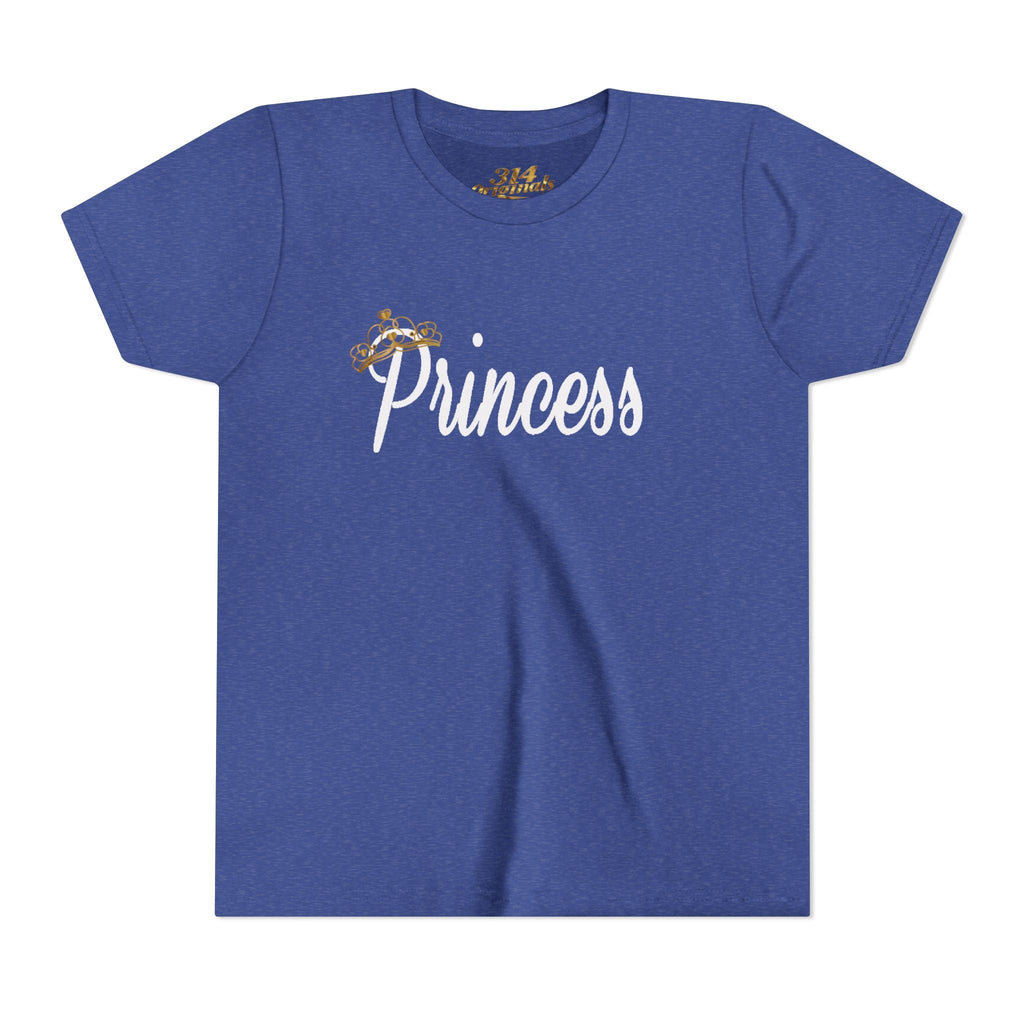 Princess Youth Tee — Sparkle Crown Kids T‑Shirt - 314 Originals