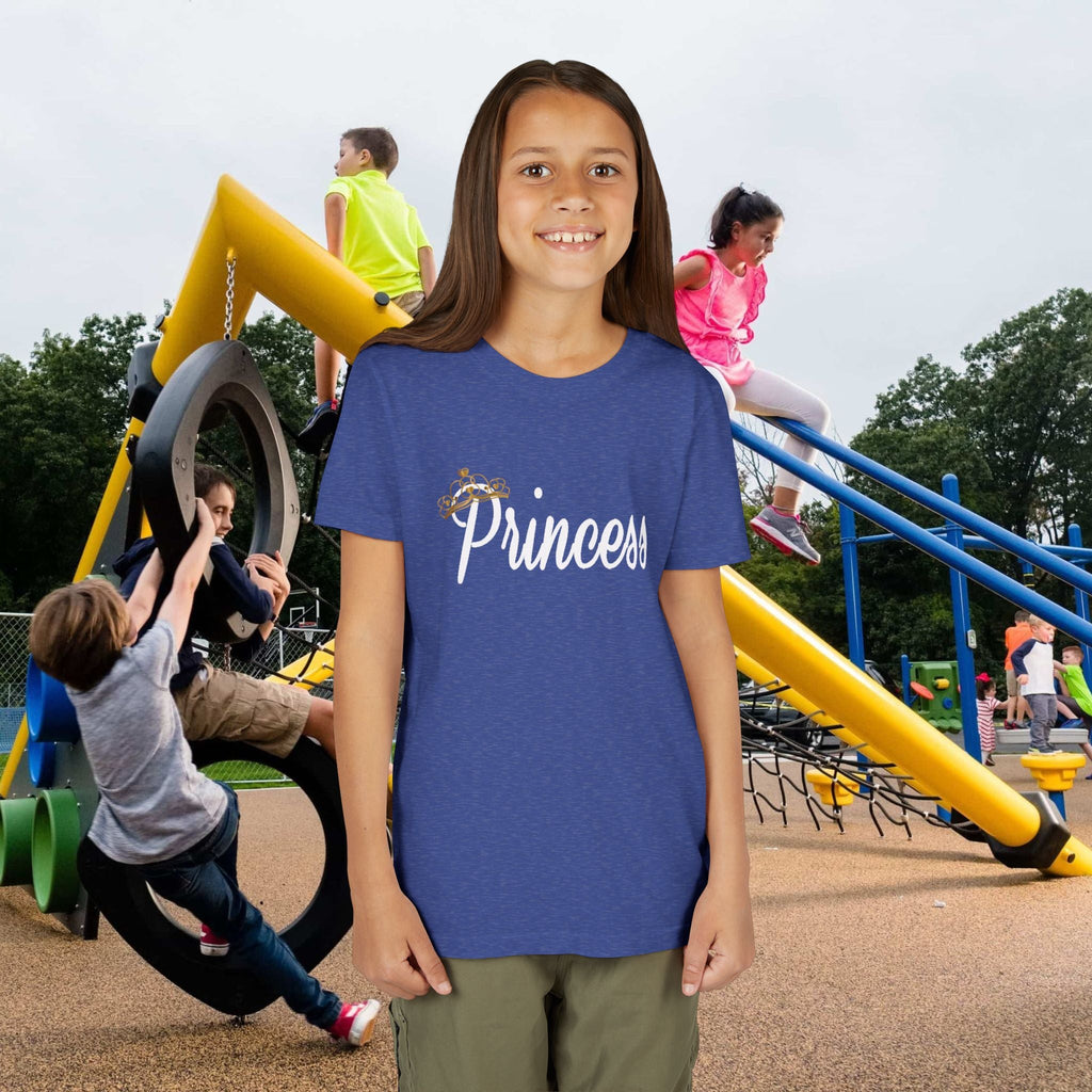 Princess Youth Tee — Sparkle Crown Kids T‑Shirt - 314 Originals