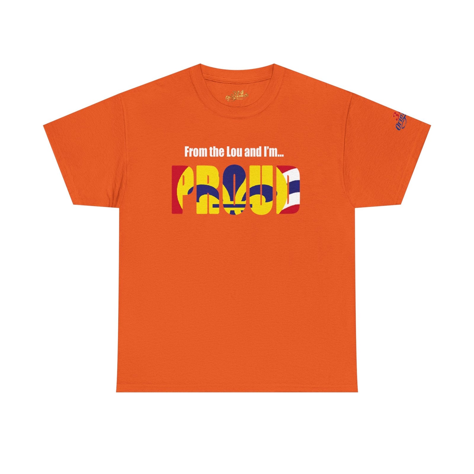 Proud Missouri Flag T-Shirt — "From the Lou and I’m... PROUD" - 314 Originals