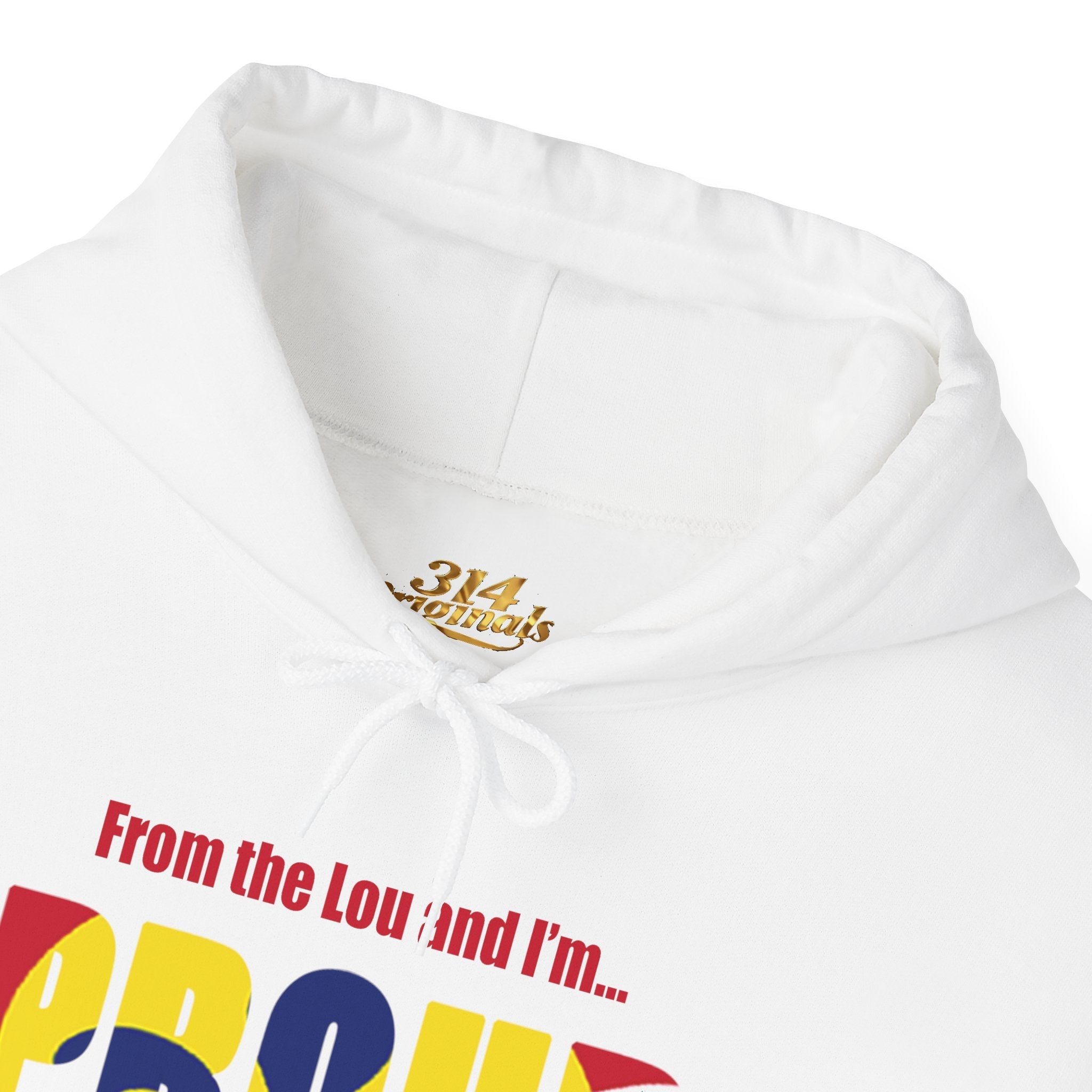 Proud Missouri Fleur-de-lis Hoodie — From the Lou St. Louis Pride Sweatshirt - 314 Originals