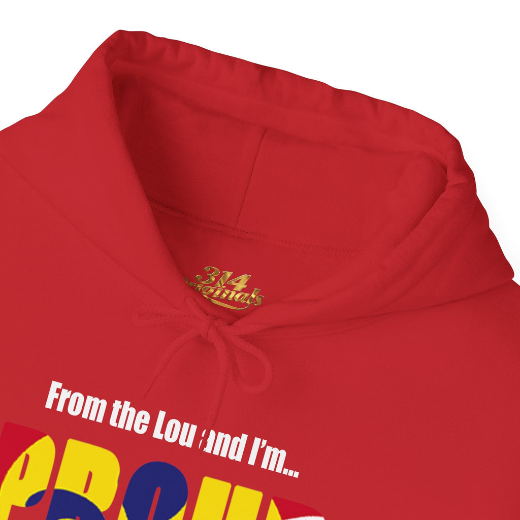 Proud Missouri Fleur-de-lis Hoodie — From the Lou St. Louis Pride Sweatshirt - 314 Originals