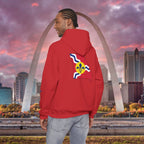Proud Missouri Fleur-de-lis Hoodie — From the Lou St. Louis Pride Sweatshirt - 314 Originals