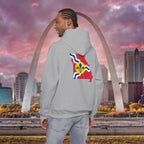 Proud Missouri Fleur-de-lis Hoodie — From the Lou St. Louis Pride Sweatshirt - 314 Originals