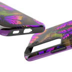 Purple Monarch Butterfly Tough Phone Case — Floral Nature Protective Cover - 314 Originals