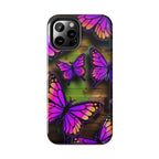 Purple Monarch Butterfly Tough Phone Case — Floral Nature Protective Cover - 314 Originals