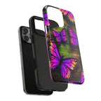 Purple Monarch Butterfly Tough Phone Case — Floral Nature Protective Cover - 314 Originals