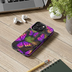 Purple Monarch Butterfly Tough Phone Case — Floral Nature Protective Cover - 314 Originals