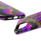 Purple Monarch Butterfly Tough Phone Case — Floral Nature Protective Cover - 314 Originals