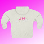 'Queen' Chest Logo Zip Hoodie — Women's Urban Streetwear - 314 Originals