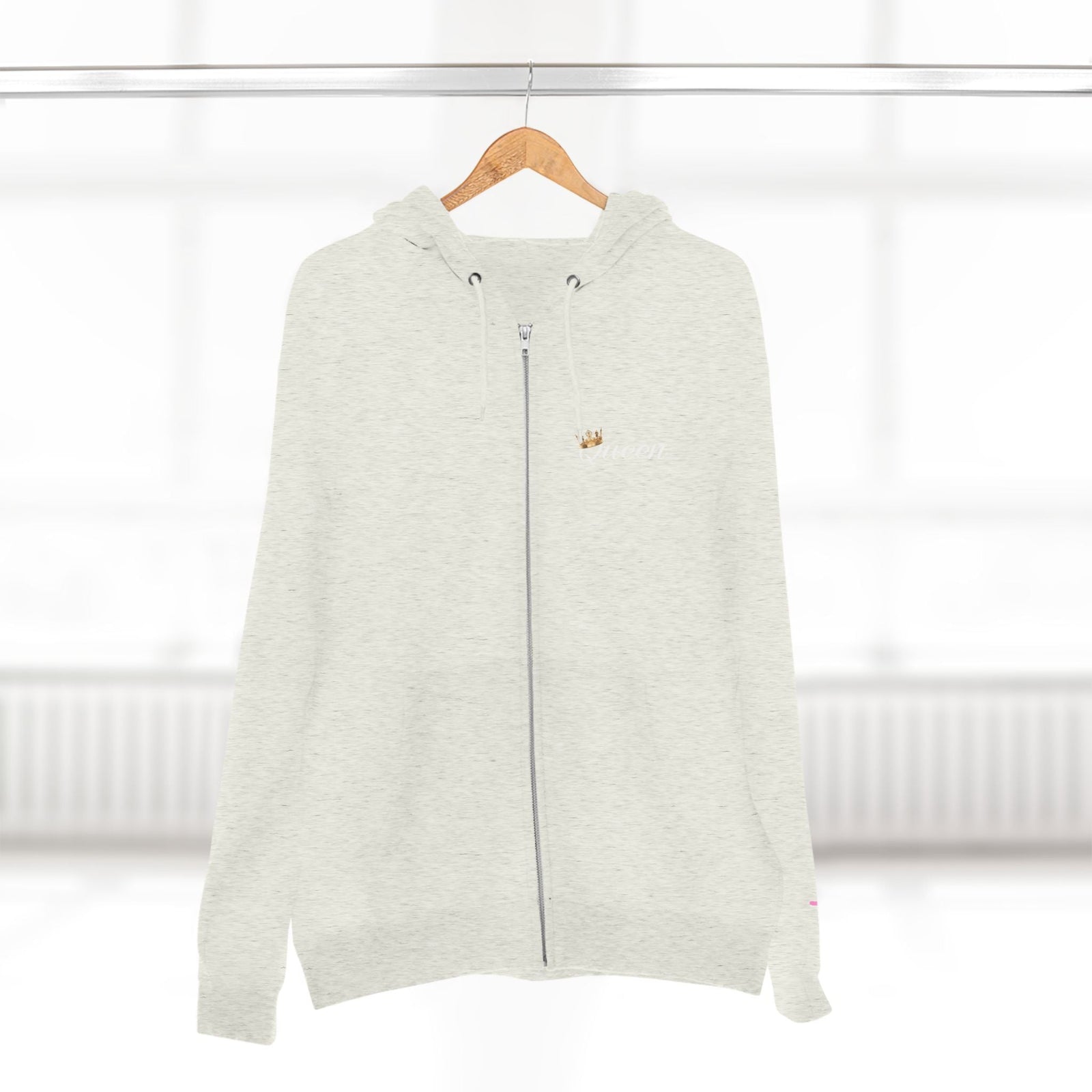 'Queen' Chest Logo Zip Hoodie — Women's Urban Streetwear - 314 Originals