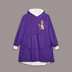 Queen Purple Hooded Blanket – Regal Crown Lounge Throw - 314 Originals