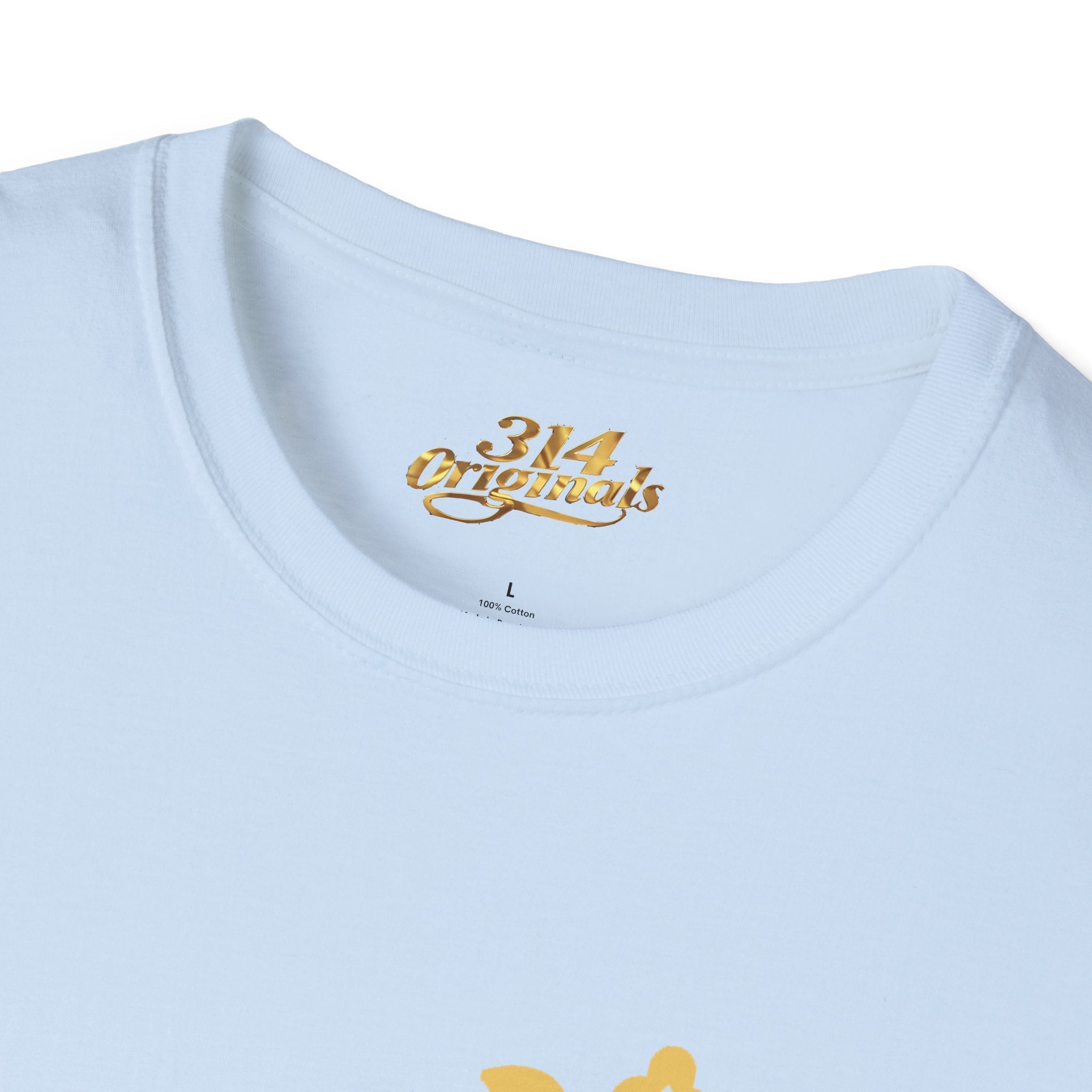 Queen Q Crown T-Shirt — Pink & Gold Heart Logo Tee - 314 Originals