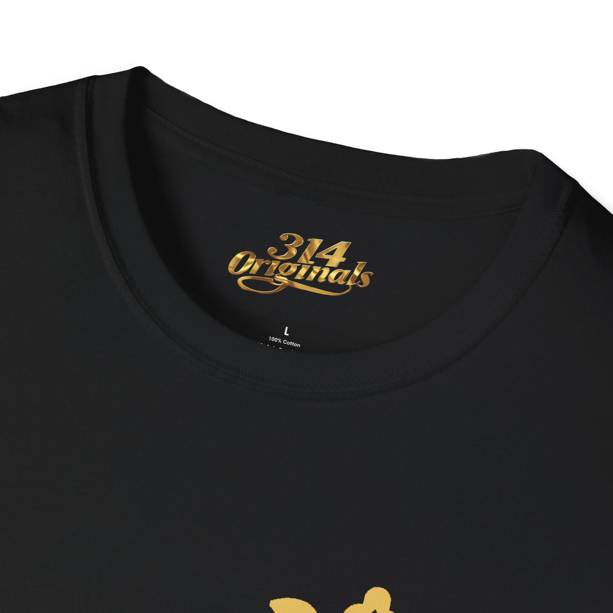 Queen Q Crown T-Shirt — Pink & Gold Heart Logo Tee - 314 Originals