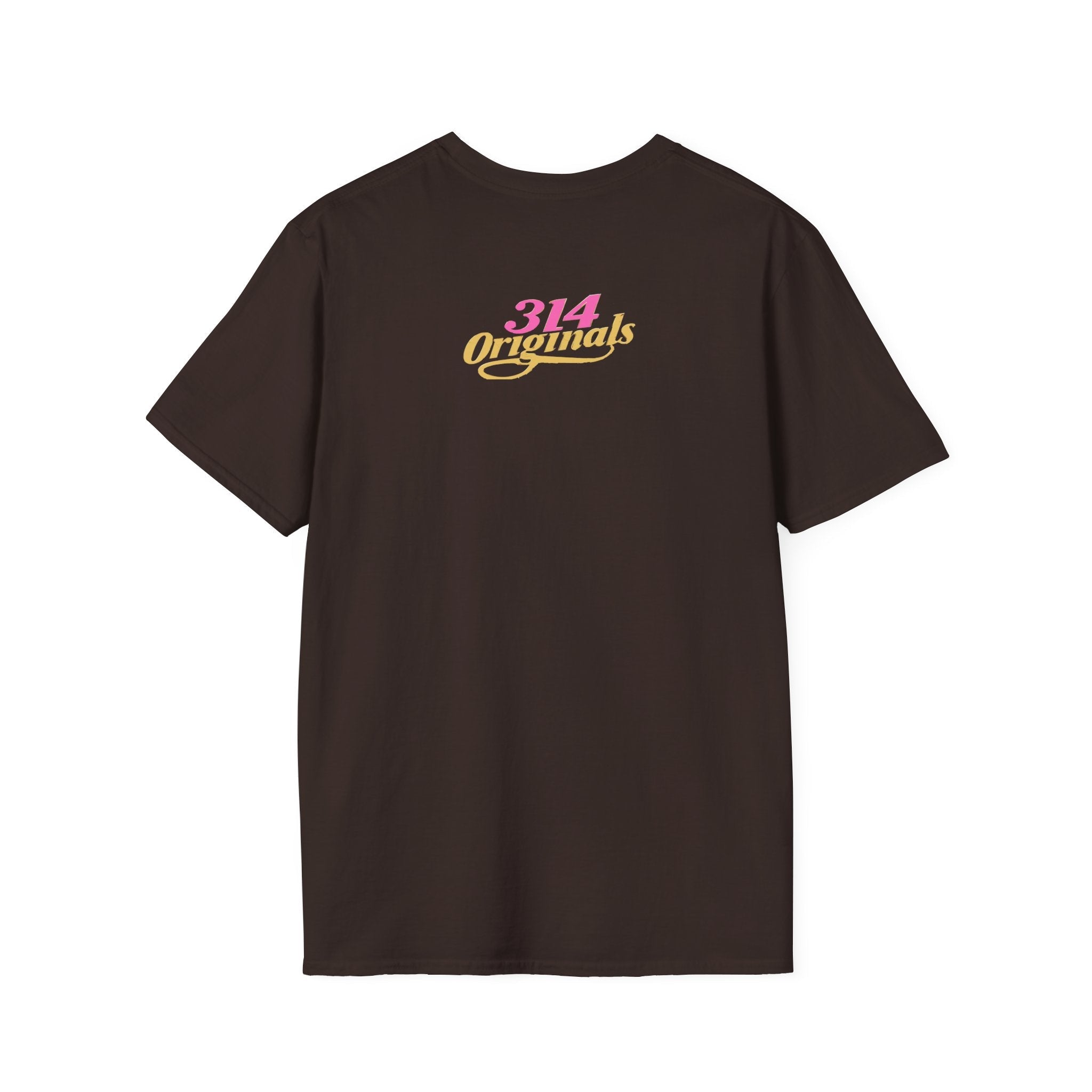 Queen Q Crown T-Shirt — Pink & Gold Heart Logo Tee - 314 Originals