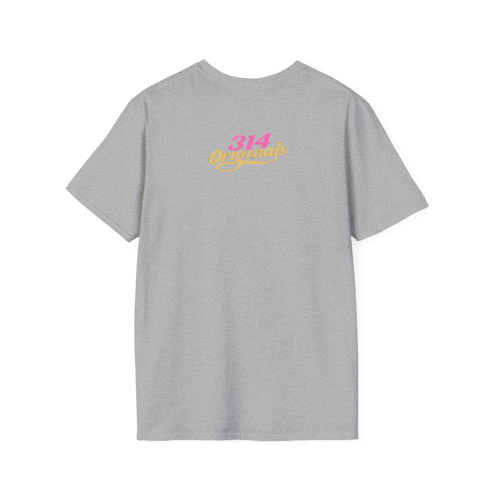 Queen Q Crown T‑Shirt — Pink & Gold Heart Logo Tee - 314 Originals