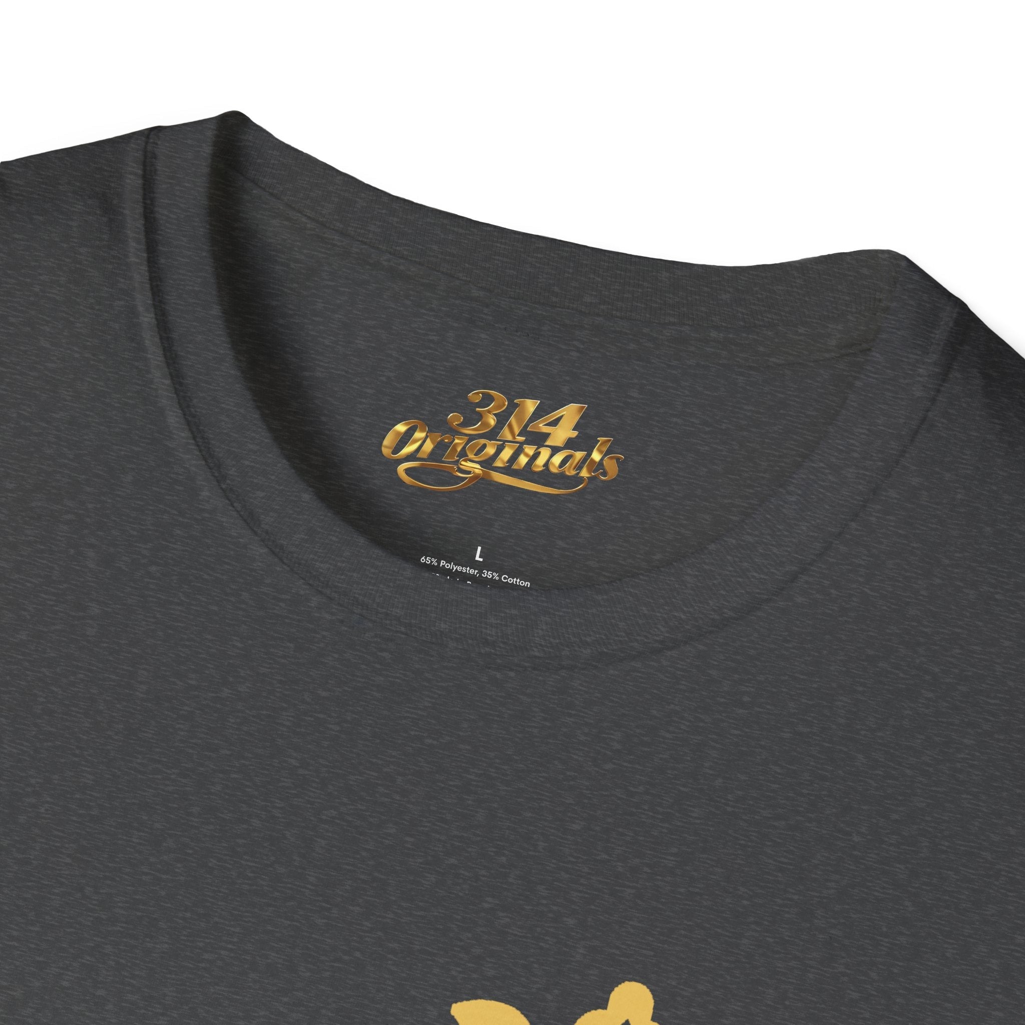 Queen Q Crown T-Shirt — Pink & Gold Heart Logo Tee - 314 Originals