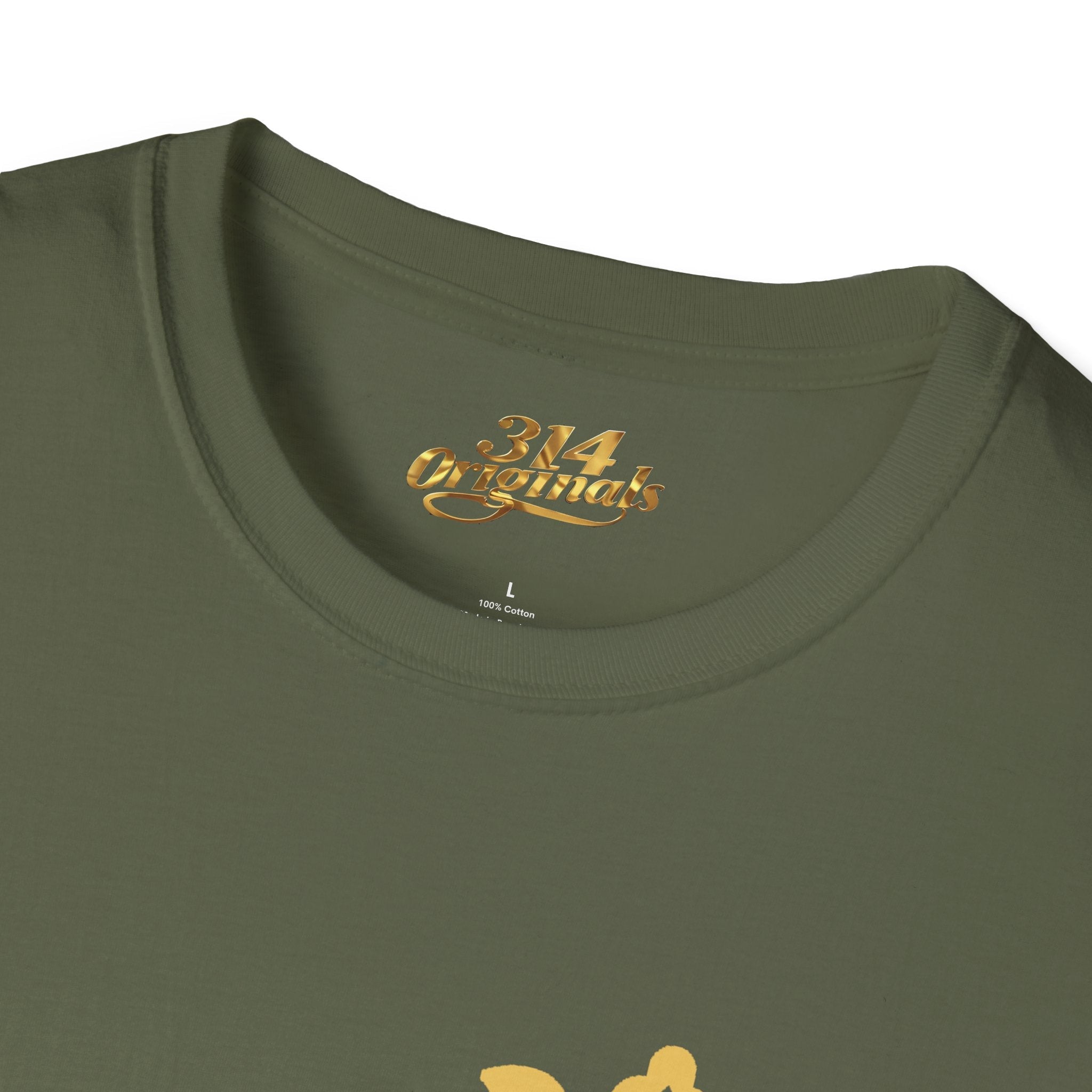 Queen Q Crown T-Shirt — Pink & Gold Heart Logo Tee - 314 Originals
