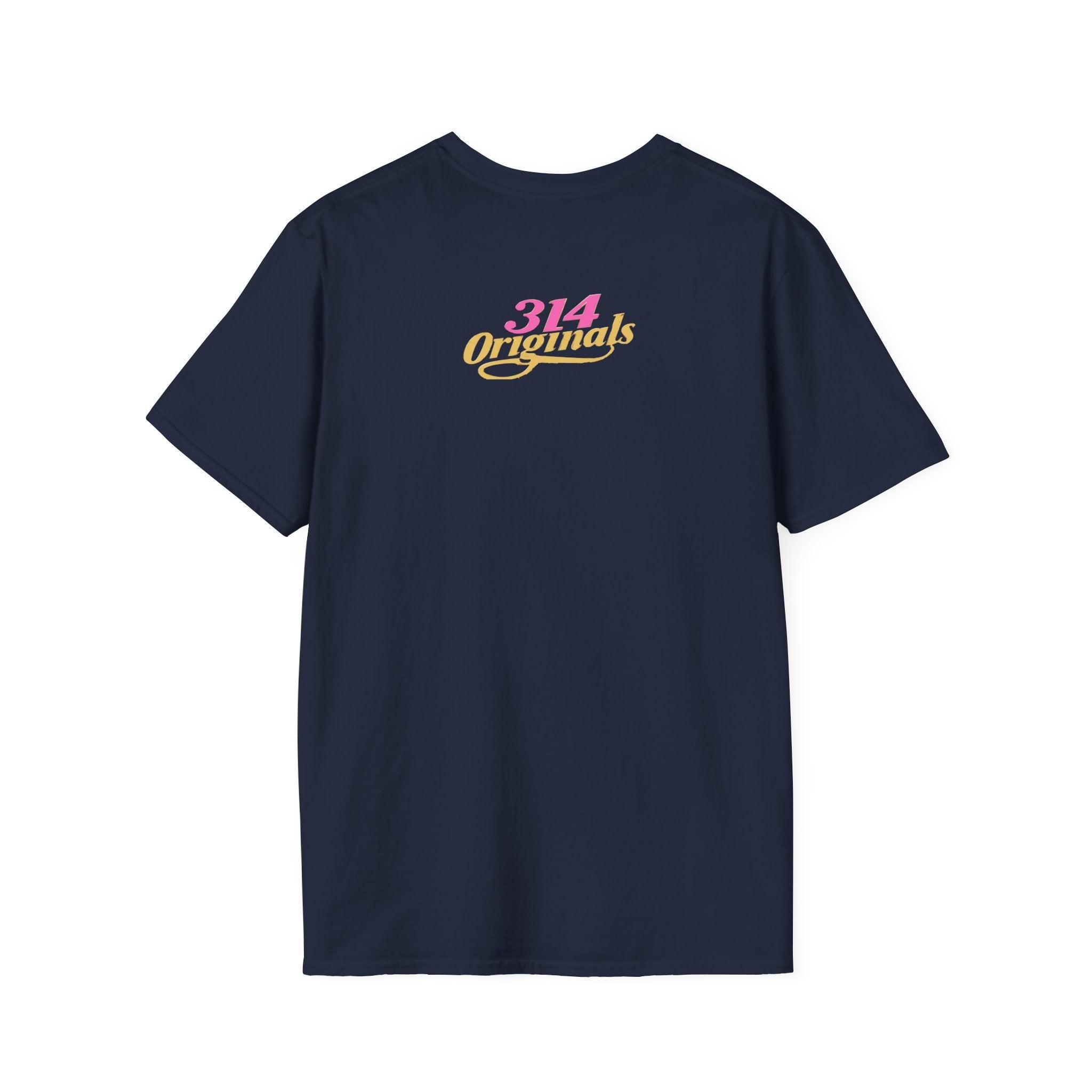 Queen Q Crown T-Shirt — Pink & Gold Heart Logo Tee - 314 Originals