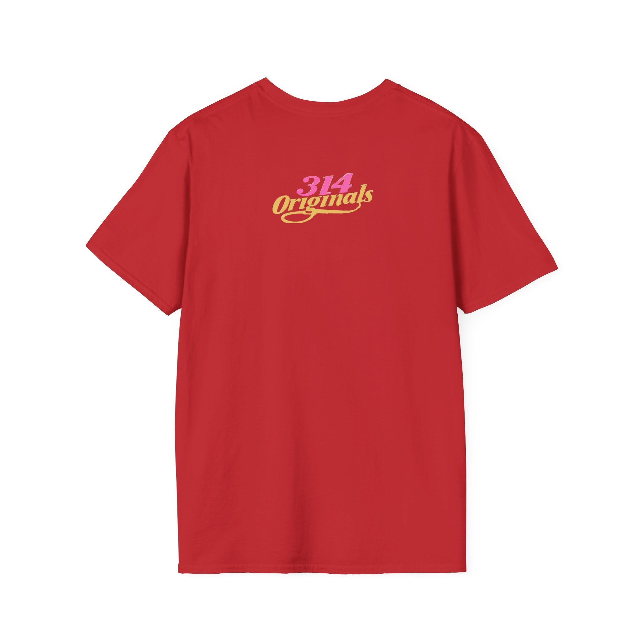 Queen Q Crown T-Shirt — Pink & Gold Heart Logo Tee - 314 Originals