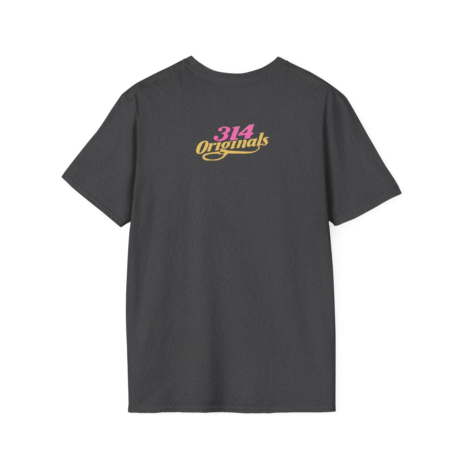 Queen Q Crown T‑Shirt — Pink & Gold Heart Logo Tee - 314 Originals