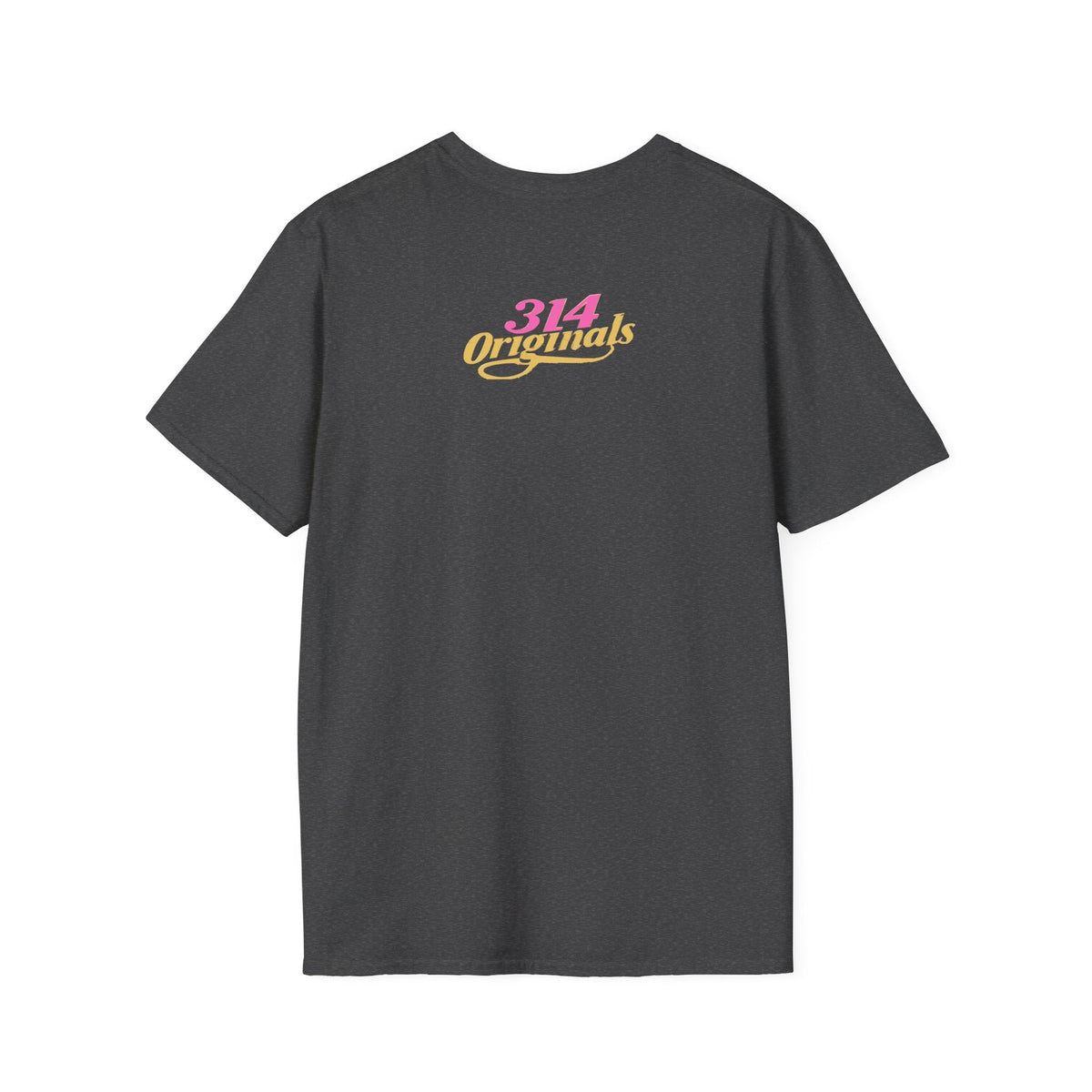 Queen Q Crown T-Shirt — Pink & Gold Heart Logo Tee - 314 Originals