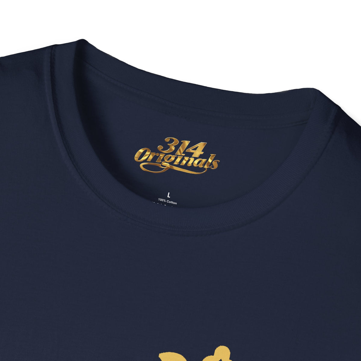 Queen Q Crown T-Shirt — Pink & Gold Heart Logo Tee - 314 Originals