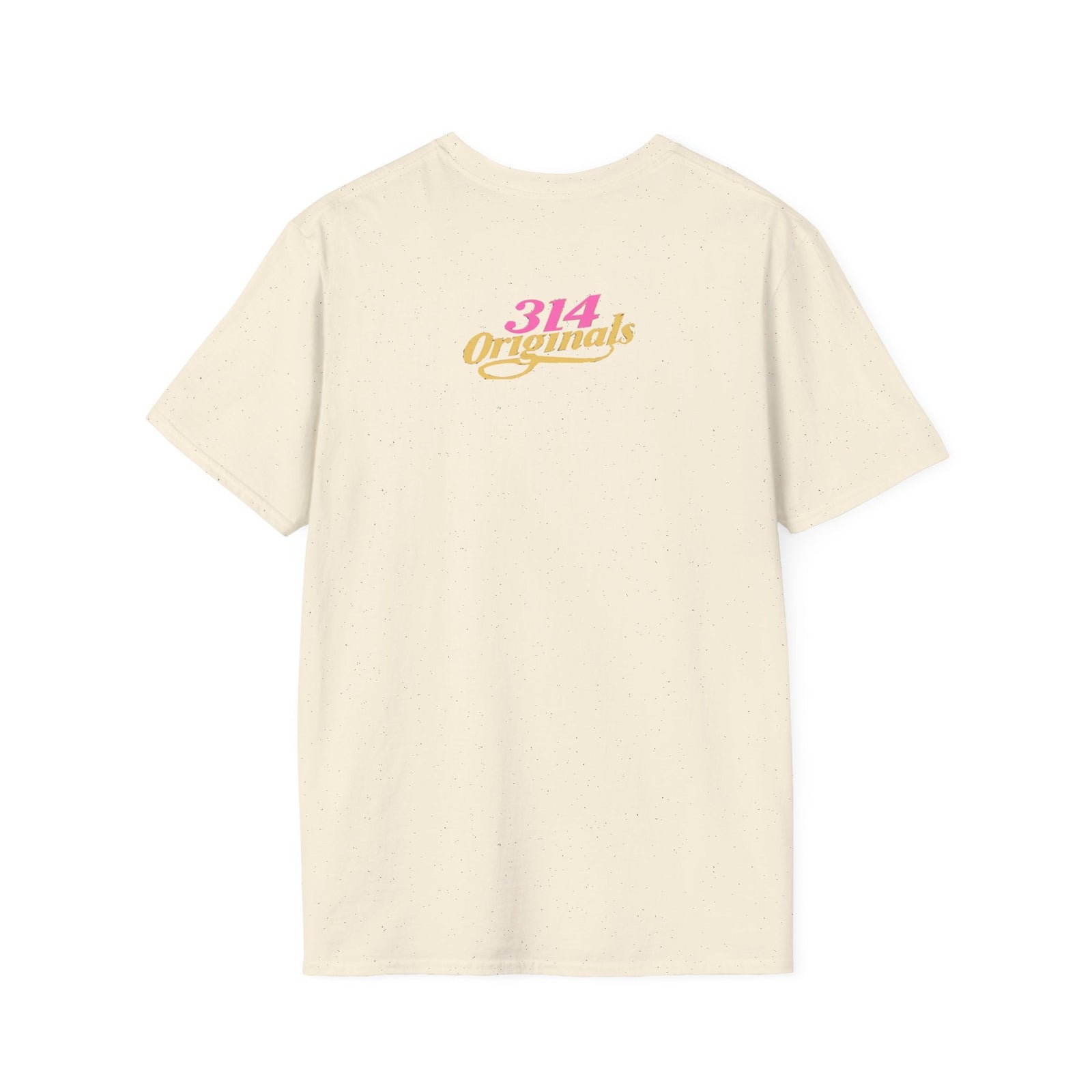 Queen Q Crown T‑Shirt — Pink & Gold Heart Logo Tee - 314 Originals