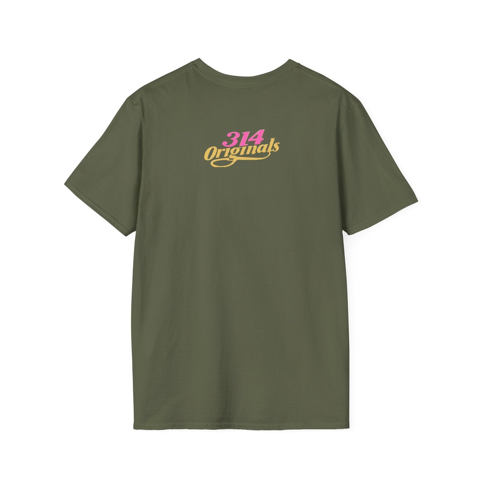 Queen Q Crown T‑Shirt — Pink & Gold Heart Logo Tee - 314 Originals