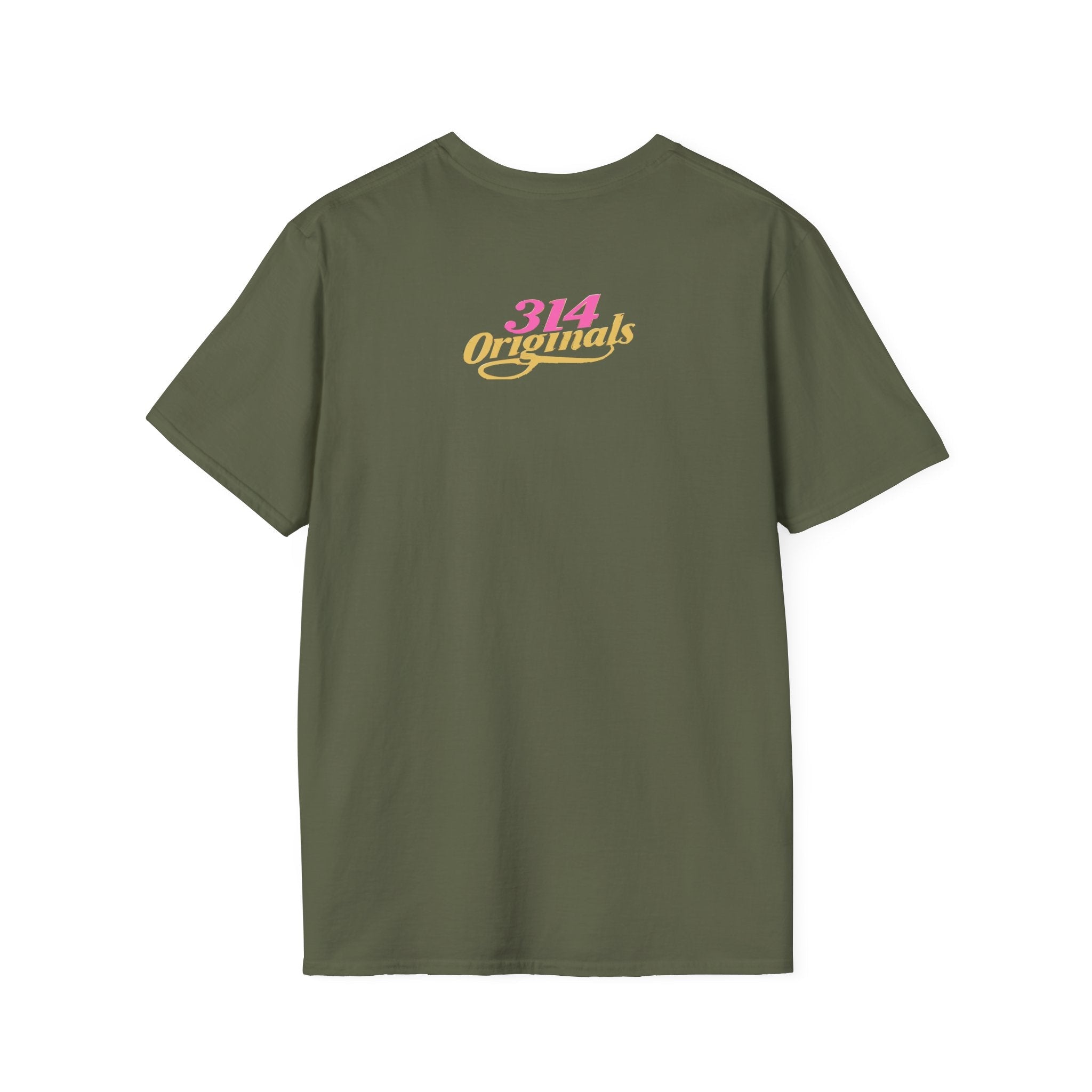 Queen Q Crown T-Shirt — Pink & Gold Heart Logo Tee - 314 Originals
