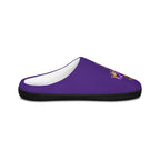 Queen Women's Indoor Slippers — Purple Regal Checkmate Cozy Slides - 314 Originals