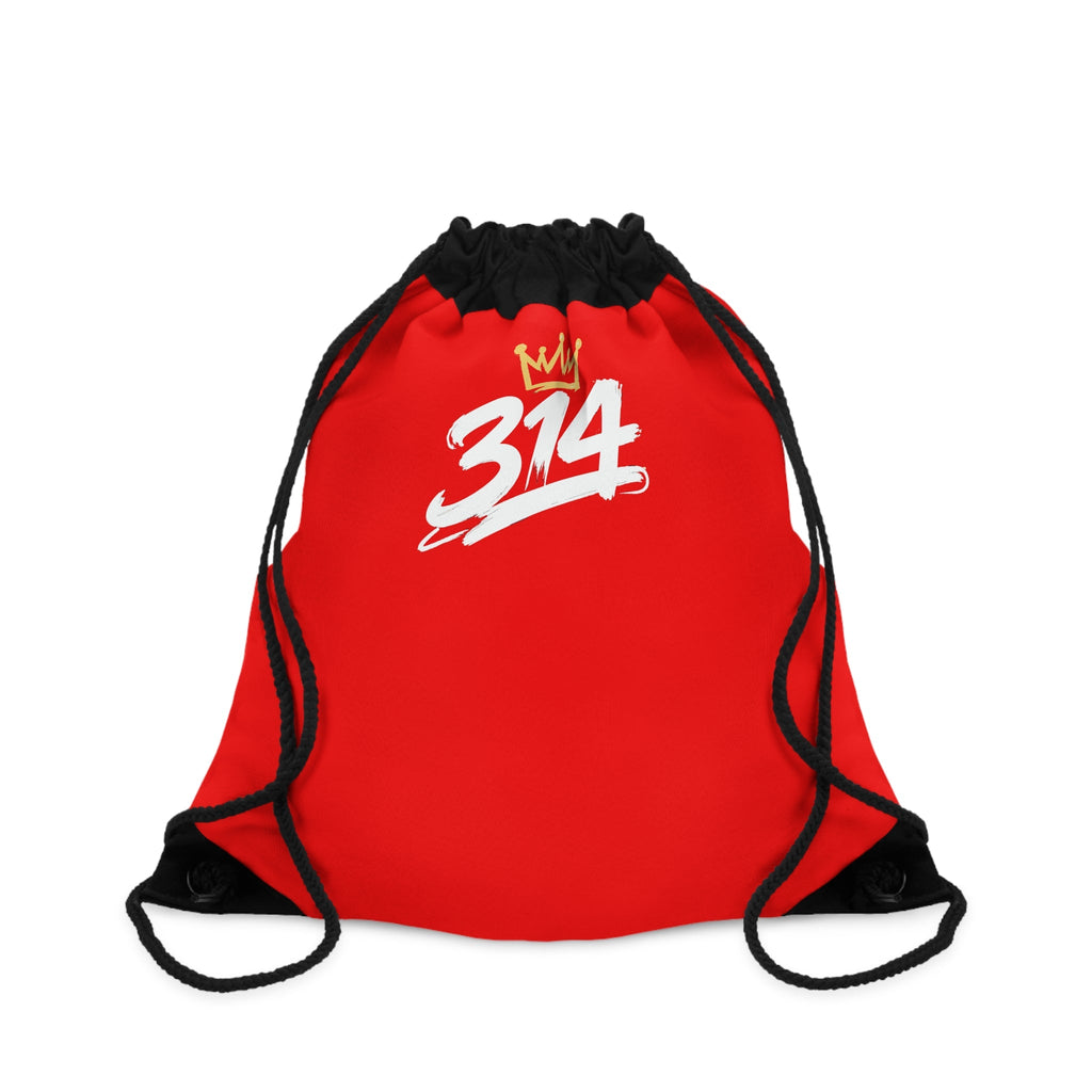 Red 314 Crown Drawstring Gym Sack - 314 Originals