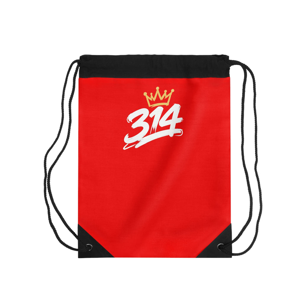 Red 314 Crown Drawstring Gym Sack - 314 Originals