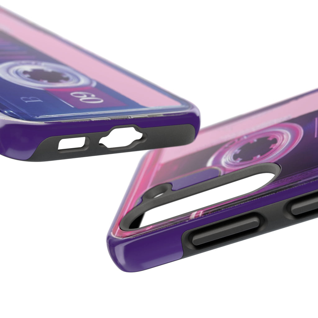 Retro Cassette Tough Phone Case — 80s Vintage Tape Design, Protective iPhone Cover - 314 Originals