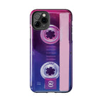Retro Cassette Tough Phone Case — 80s Vintage Tape Design, Protective iPhone Cover - 314 Originals