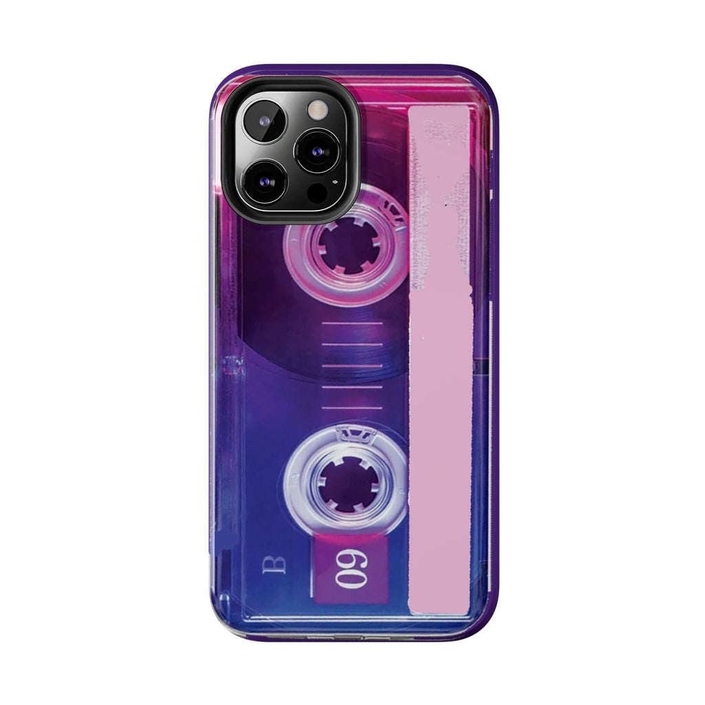 Retro Cassette Tough Phone Case — 80s Vintage Tape Design, Protective iPhone Cover - 314 Originals