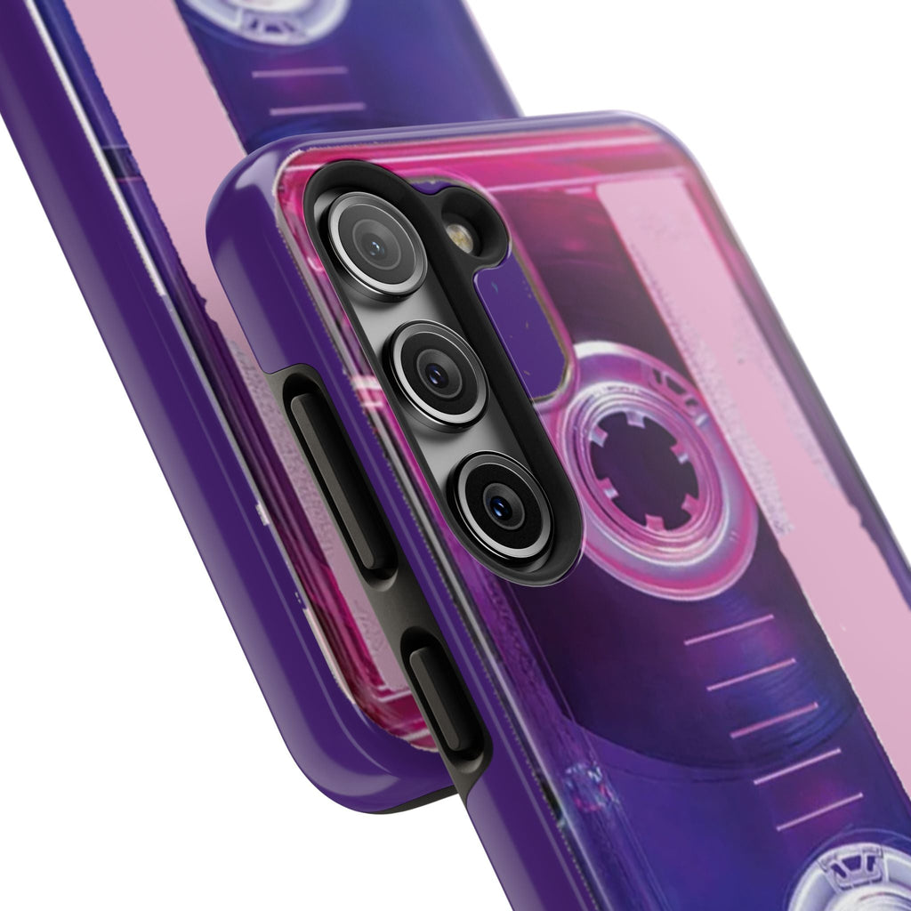 Retro Cassette Tough Phone Case — 80s Vintage Tape Design, Protective iPhone Cover - 314 Originals