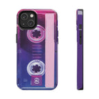 Retro Cassette Tough Phone Case — 80s Vintage Tape Design, Protective iPhone Cover - 314 Originals
