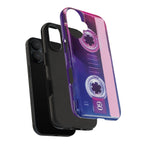 Retro Cassette Tough Phone Case — 80s Vintage Tape Design, Protective iPhone Cover - 314 Originals