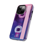 Retro Cassette Tough Phone Case — 80s Vintage Tape Design, Protective iPhone Cover - 314 Originals