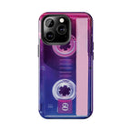 Retro Cassette Tough Phone Case — 80s Vintage Tape Design, Protective iPhone Cover - 314 Originals