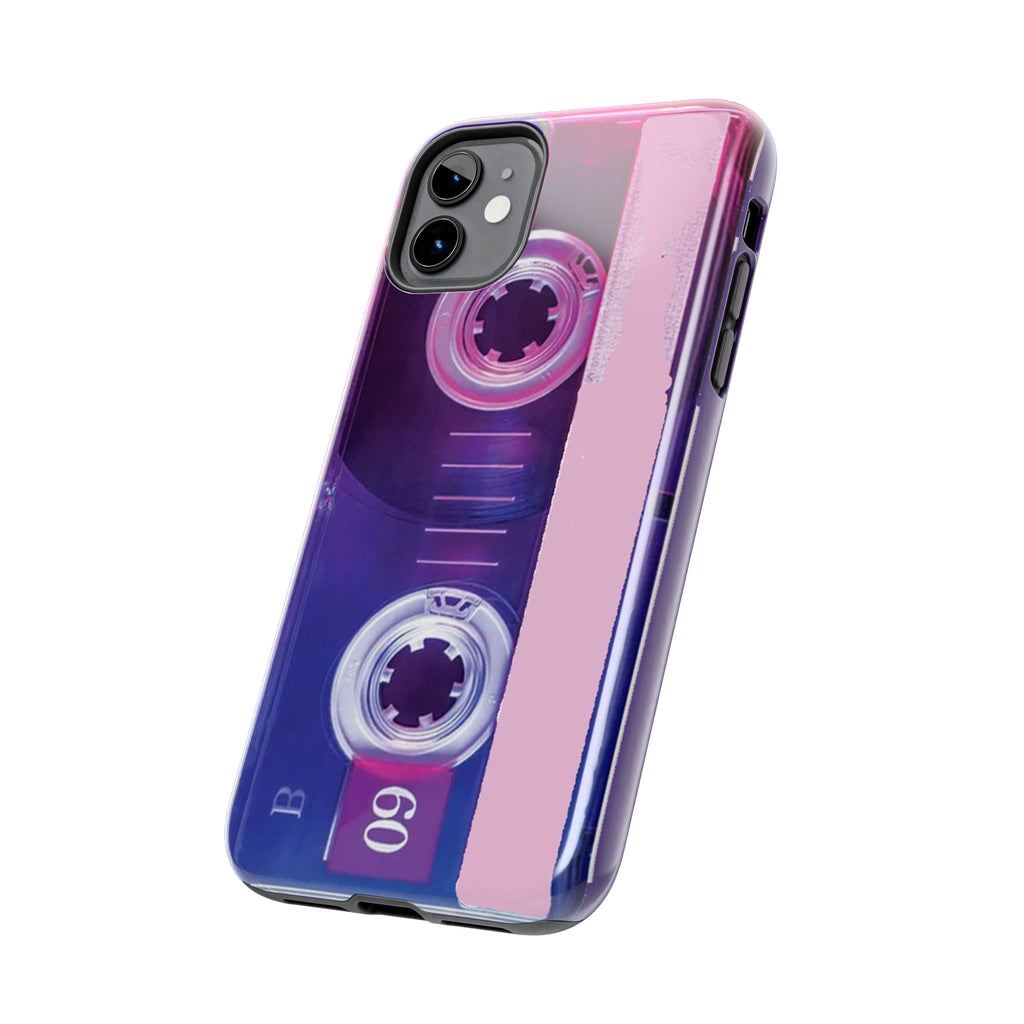 Retro Cassette Tough Phone Case — 80s Vintage Tape Design, Protective iPhone Cover - 314 Originals