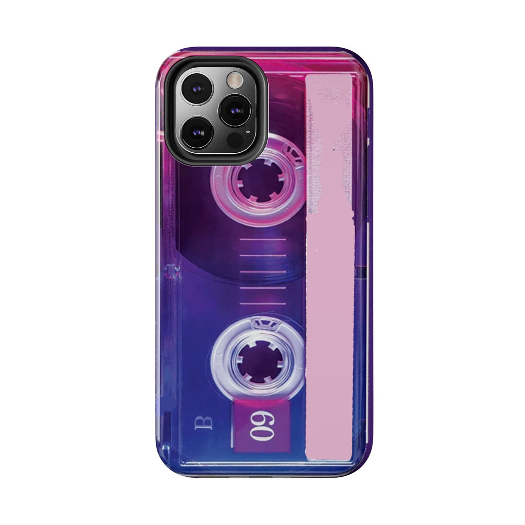 Retro Cassette Tough Phone Case — 80s Vintage Tape Design, Protective iPhone Cover - 314 Originals