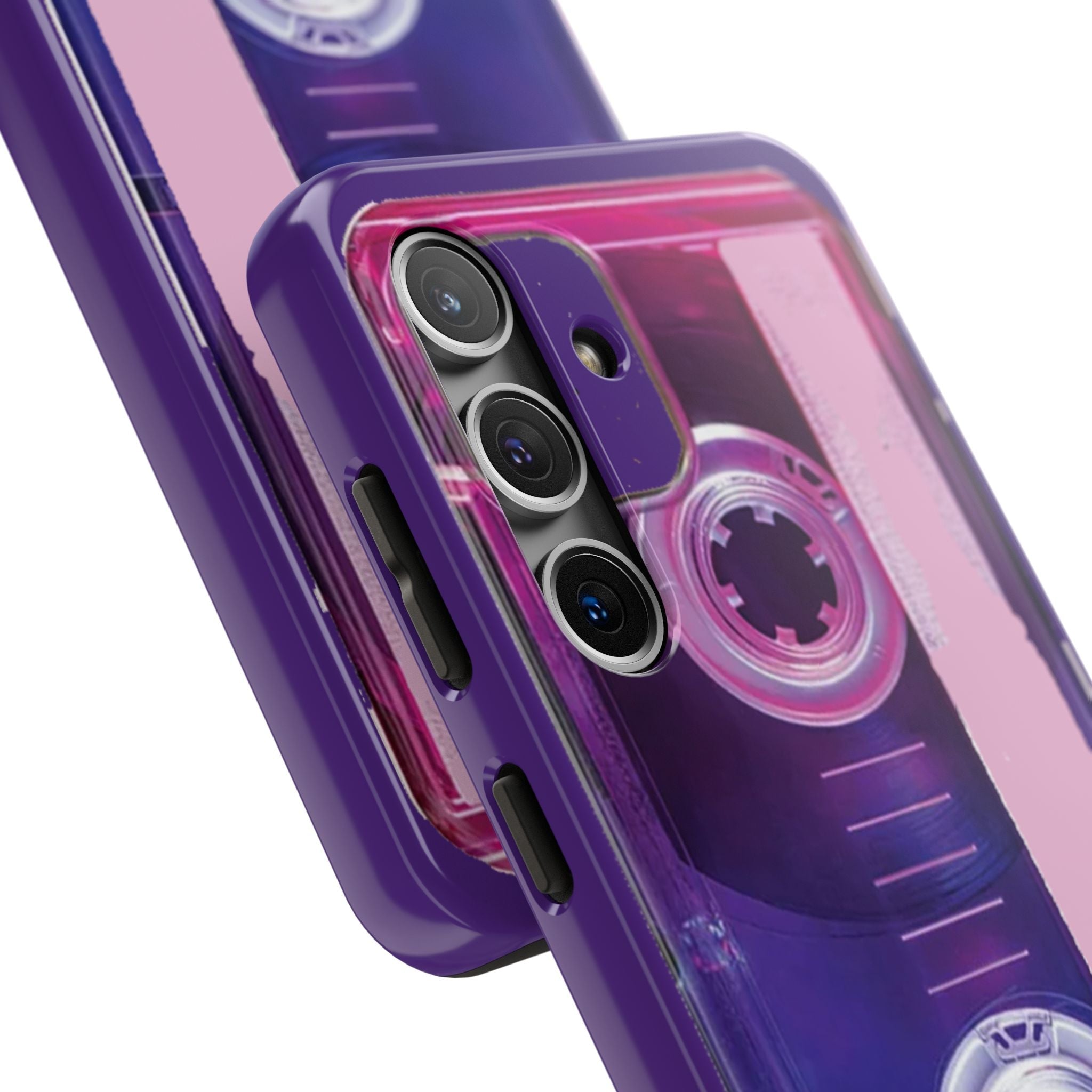 Retro Cassette Tough Phone Case — 80s Vintage Tape Design, Protective iPhone Cover - 314 Originals