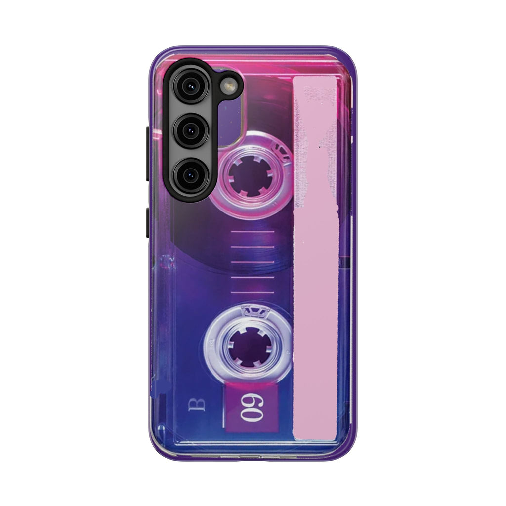 Retro Cassette Tough Phone Case — 80s Vintage Tape Design, Protective iPhone Cover - 314 Originals