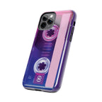 Retro Cassette Tough Phone Case — 80s Vintage Tape Design, Protective iPhone Cover - 314 Originals