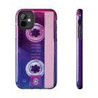 Retro Cassette Tough Phone Case — 80s Vintage Tape Design, Protective iPhone Cover - 314 Originals